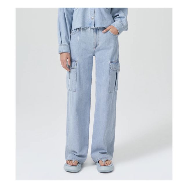 Jeans Minka Cargo in cotone organico | Realm