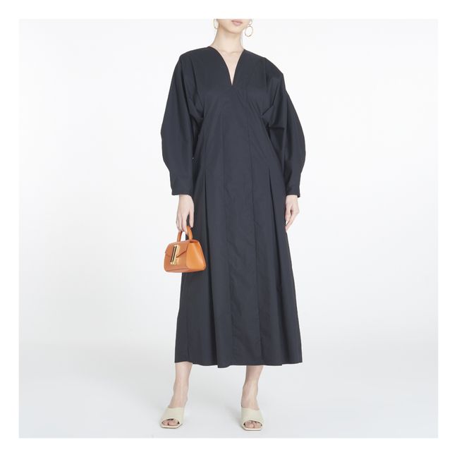 Kleid Malias Bio-Baumwolle | Schwarz