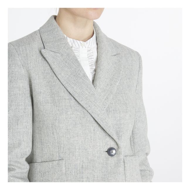 Charlie Wool Jacket | Grau