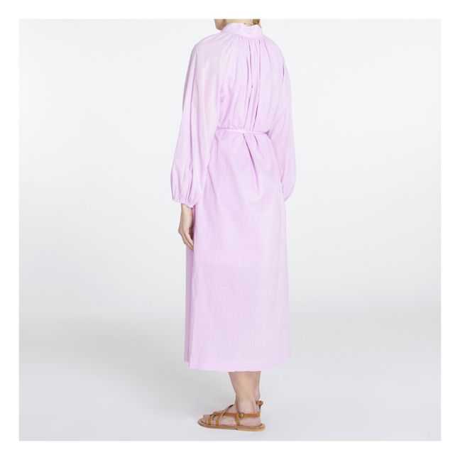 Vestido Arabella de popelina de algodón | Lila