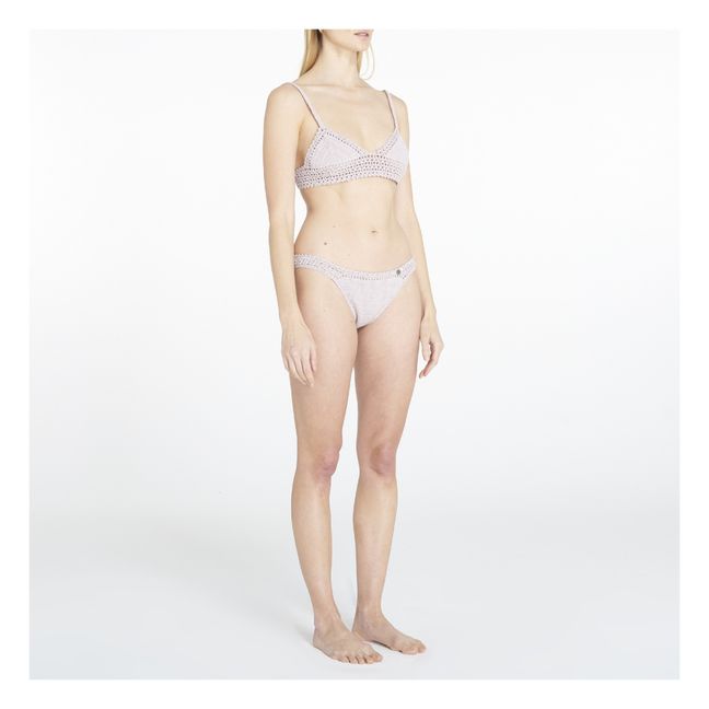 Haut de Maillot Babydoll Crochet | Lilas