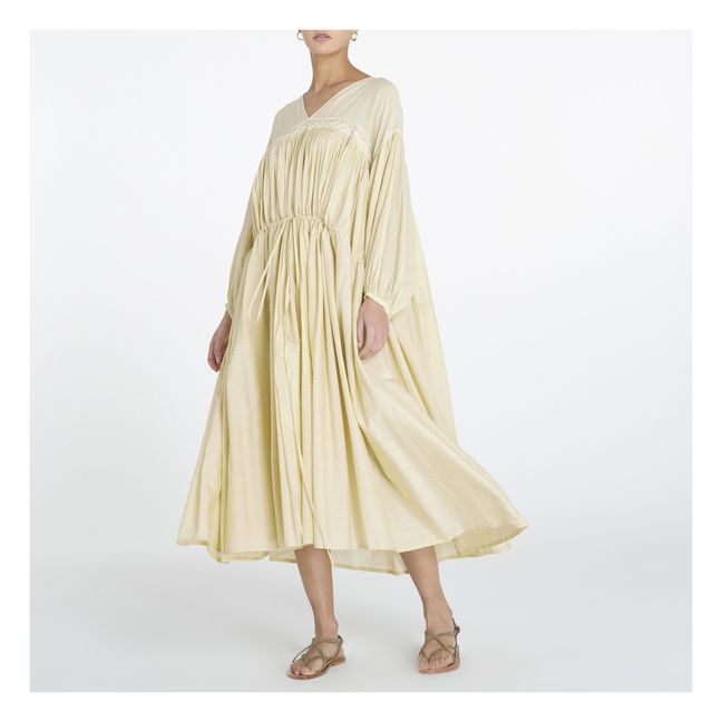 Kaila Poet Maxi Dress | Blasses Gelb