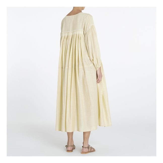 Kaila Poet Maxi Dress | Blasses Gelb