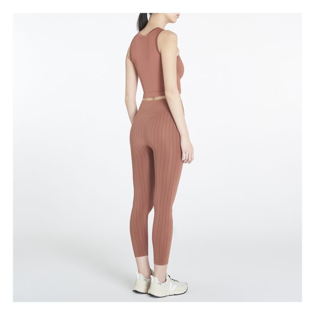 Nourish Flat Rib Multifunction Leggings | Palisandro