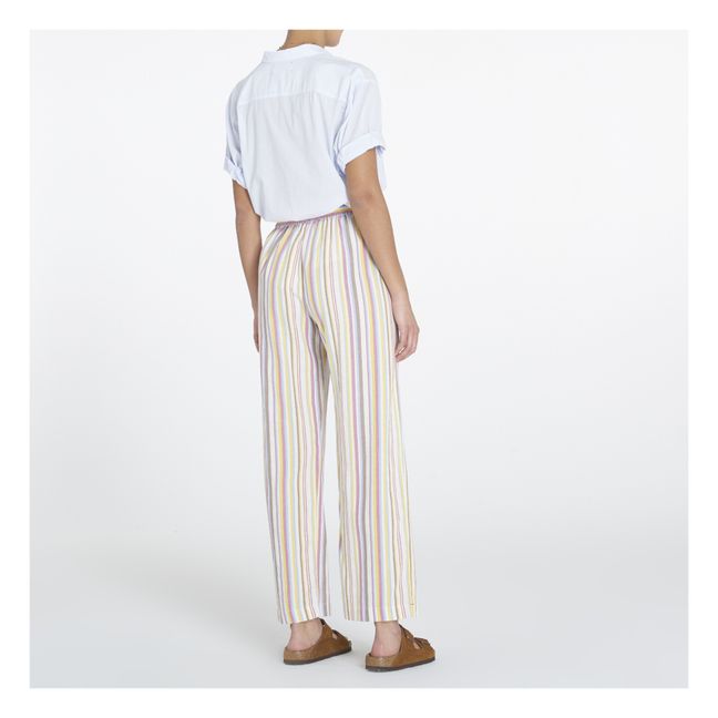 Pantaloni Harper a righe | Giallo chiaro