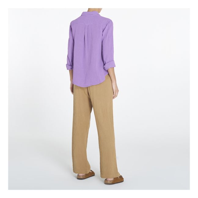 Chemise Scout Gaze de Coton | Violet