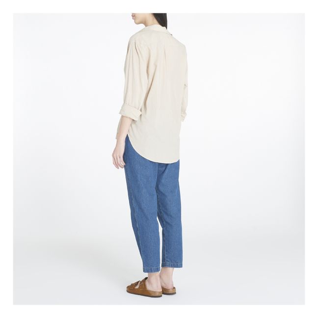 Beau Cotton Poplin Shirt | Crudo