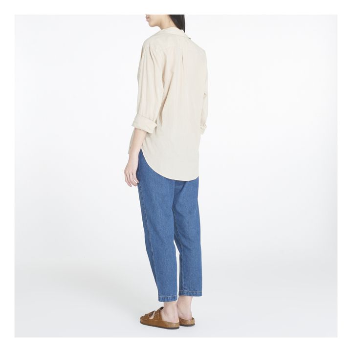 Beau Cotton Poplin Shirt | Hafer- Produktbild Nr. 3