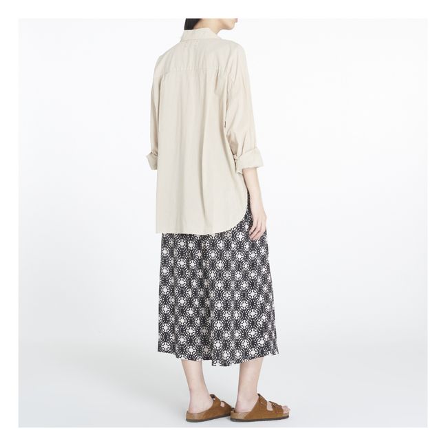 Chemise Sydney Popeline de Coton | Grège