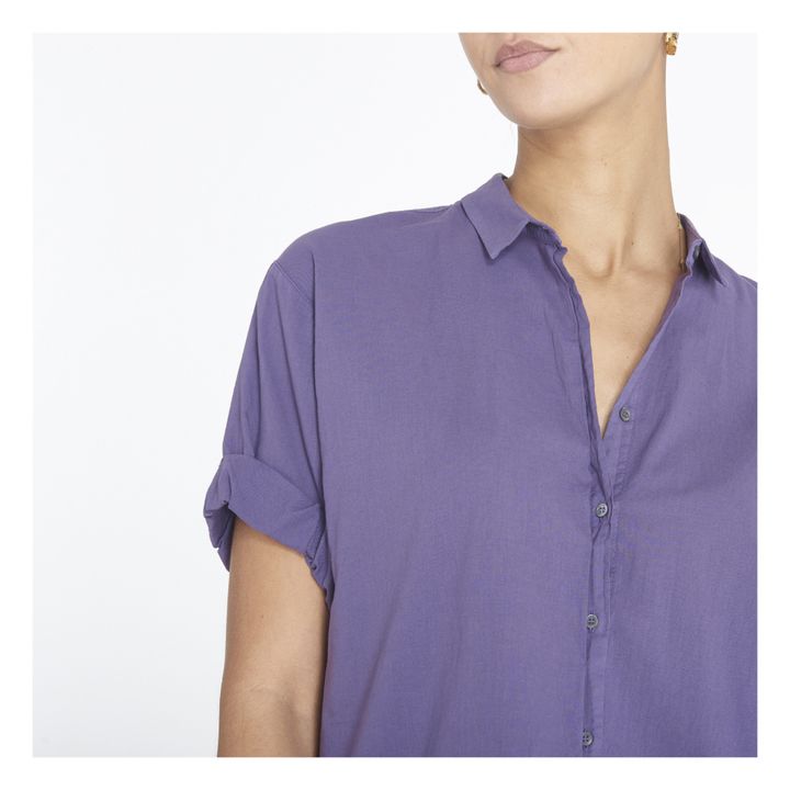 Channing Cotton Poplin Shirt | Mauve- Produktbild Nr. 2