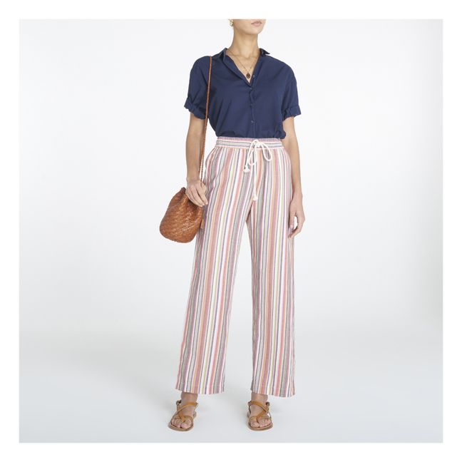 Channing Cotton Poplin Shirt | Blu marino