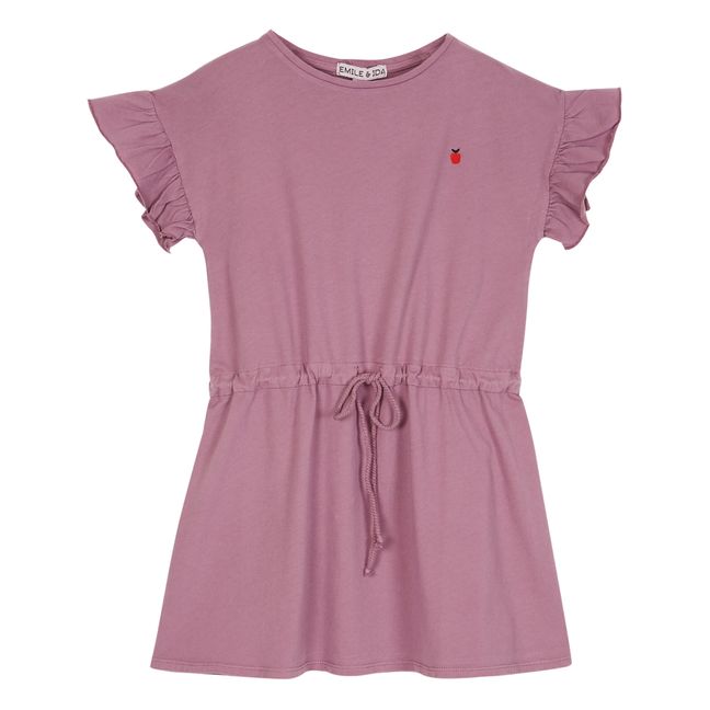 Kleid Jersey Bio-Baumwolle | Violett
