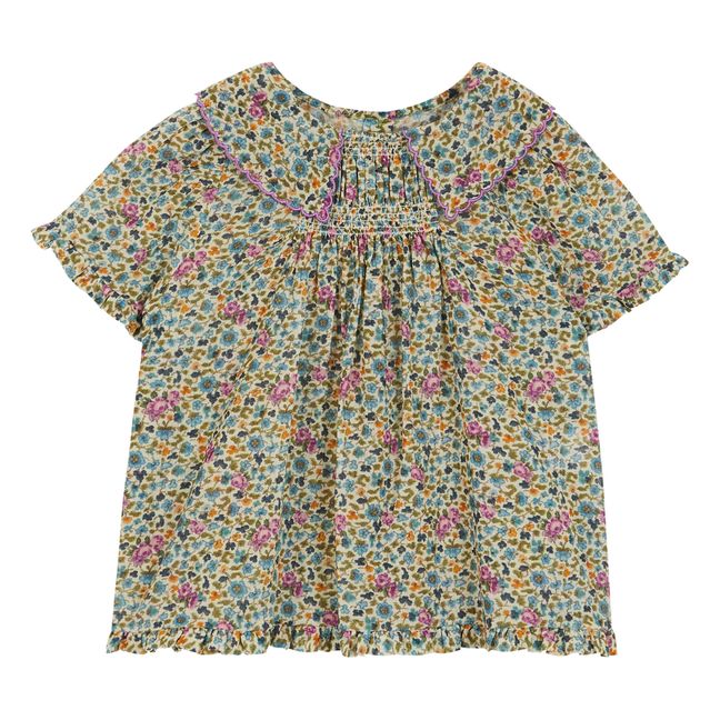 Camicetta a fiori | Viola