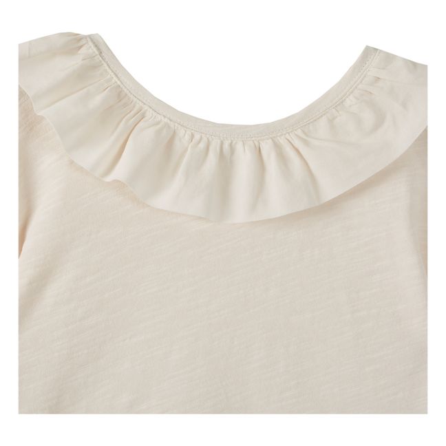 T-Shirt Coton Bio Flamé | Ecru