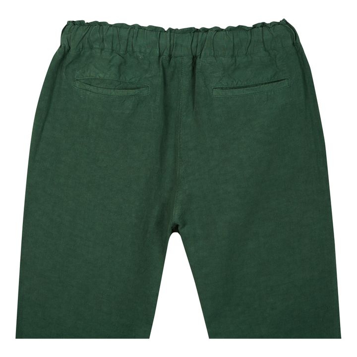 Elastic Linen Pants - Women’s Collection | Verde- Imagen del producto n°1