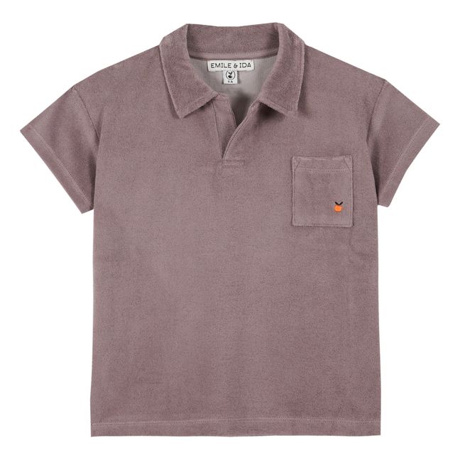 Polo Frottee | Mauve