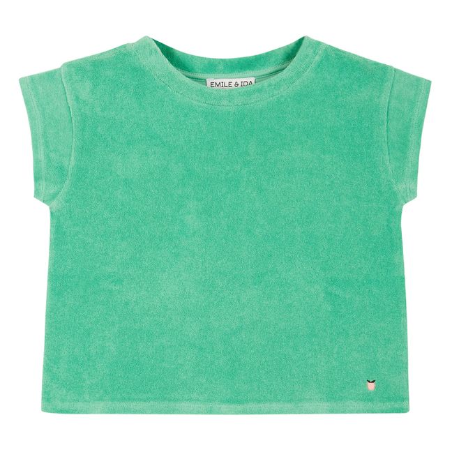 T-Shirt Eponge | Vert