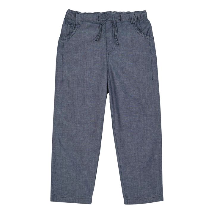 Pantalones con volantes | Vaquero- Imagen del producto n°0