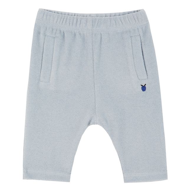 Terry Cloth Harem Pants | Light blue