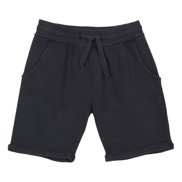 Organic Cotton Fleece Shorts | Charcoal grey