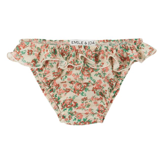 Floral Bikini Bottoms | Pale pink