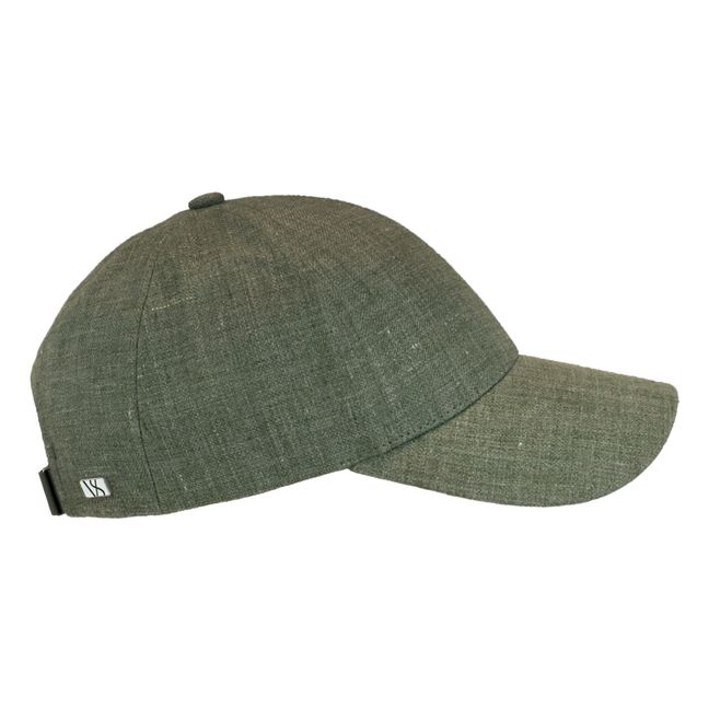 Linen Cap | Pistachio green
