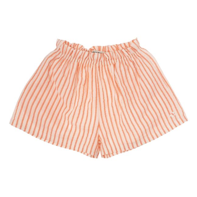 Gestreifte Shorts Ninã | Apricot