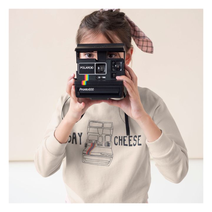 Sweatshirt Bio-Fleece Say Cheese | Seidenfarben- Produktbild Nr. 2