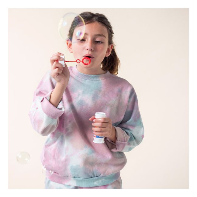 Organic Fleece Tye Dye Sweater | Rosa