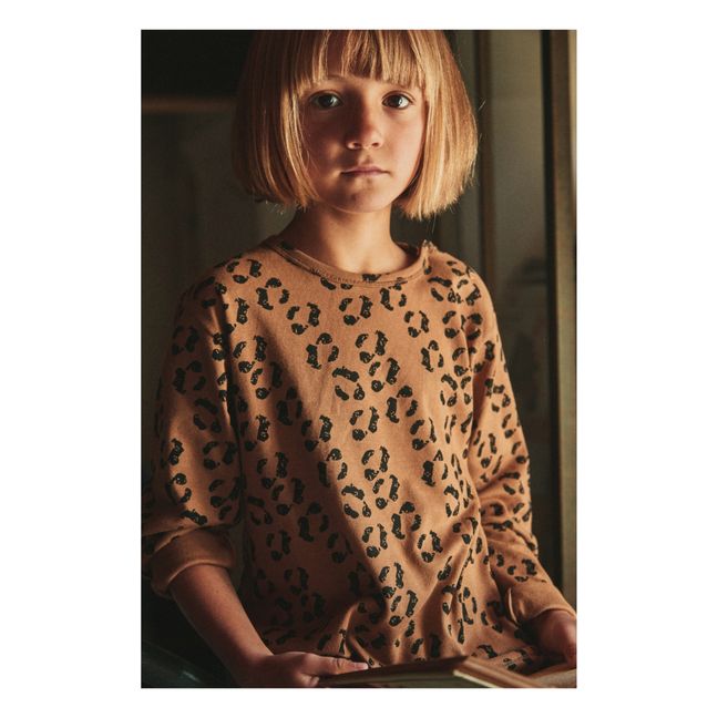 Pyjama Arbousier mit Leopardenmuster | Braun