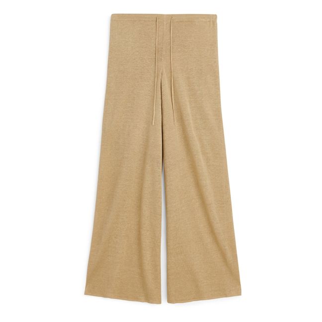 Tamile Pantalones de lino | Crema
