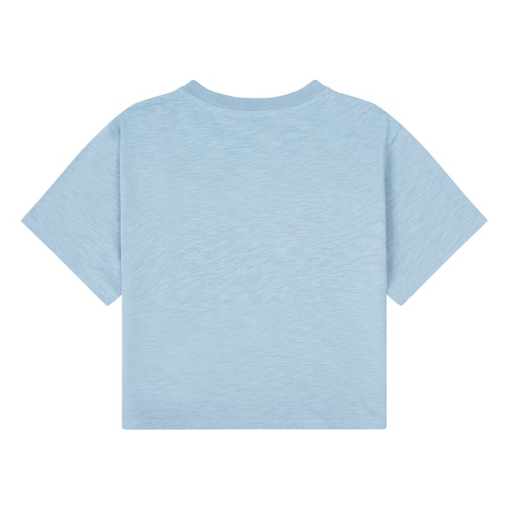Organic Cotton Surf Mania T-Shirt  | Azzurro- Immagine del prodotto n°2