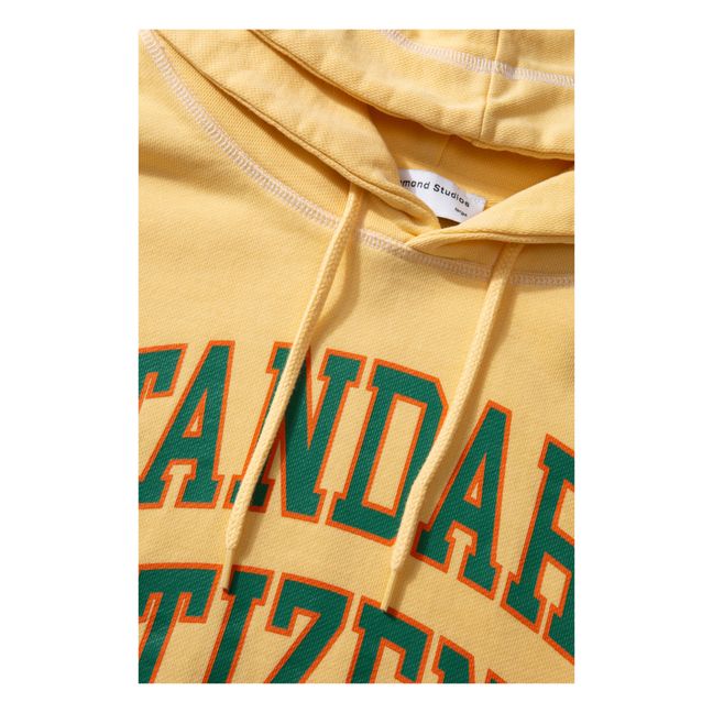 College Arch Hoodie | Pale yellow
