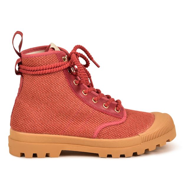 Authentic Hike Linen Boots | Rosa antico