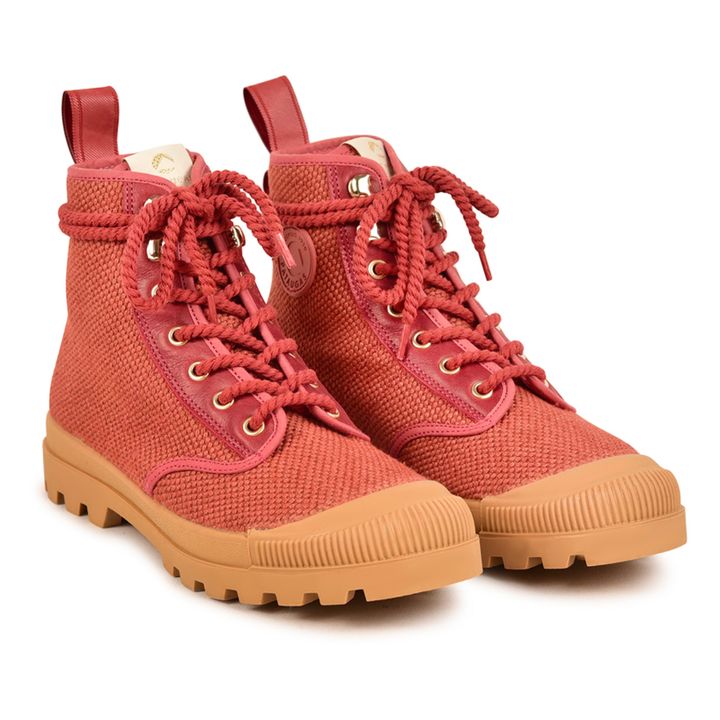 Authentic Hike Linen Boots | Rosa antico- Immagine del prodotto n°1