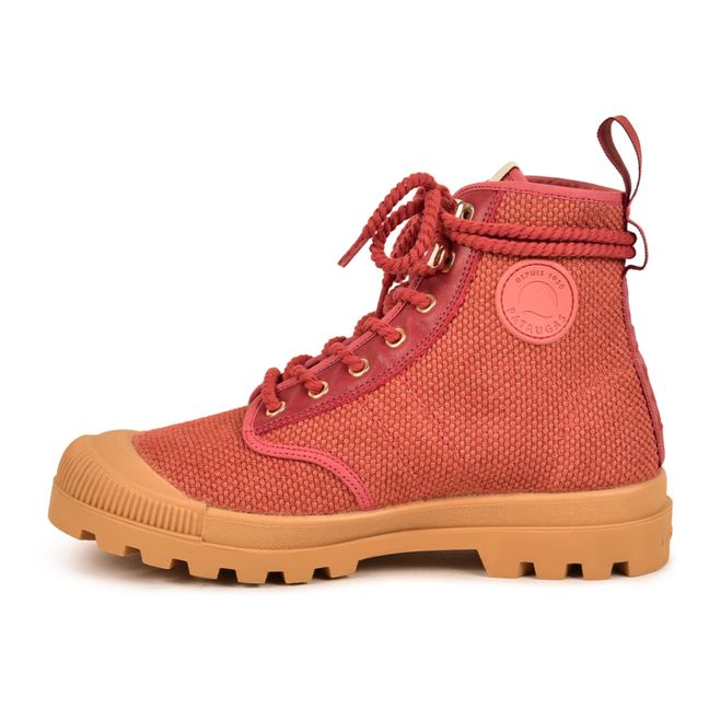 Authentic Hike Linen Boots | Rosa antico