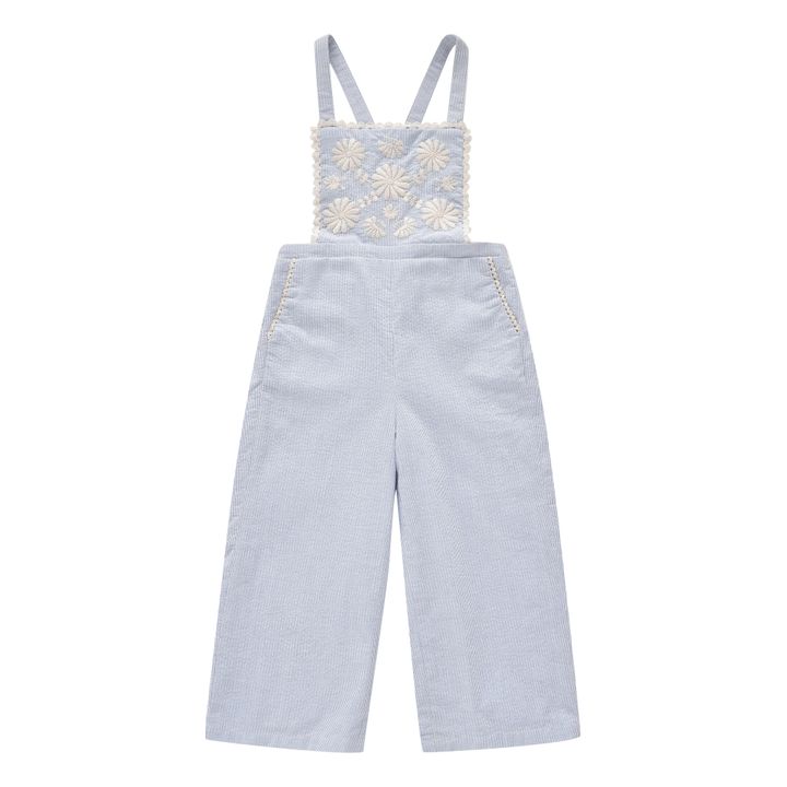 Vidya Striped Overalls | Blu- Immagine del prodotto n°0