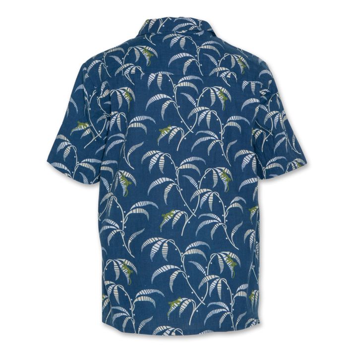 Hemd Hawaiianische Eidechse | Blau- Produktbild Nr. 9