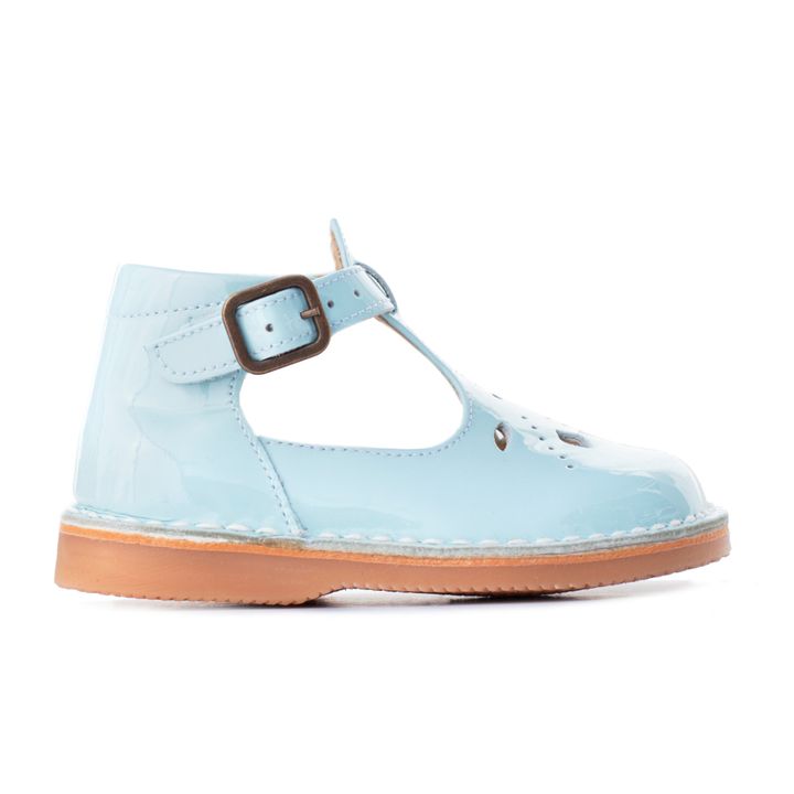 Cauliflower Patent T-bar Shoes | Azul- Imagen del producto n°0