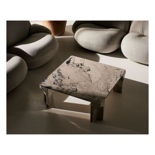 Table basse Doric en marbre - GamFratesi | Marbré gris