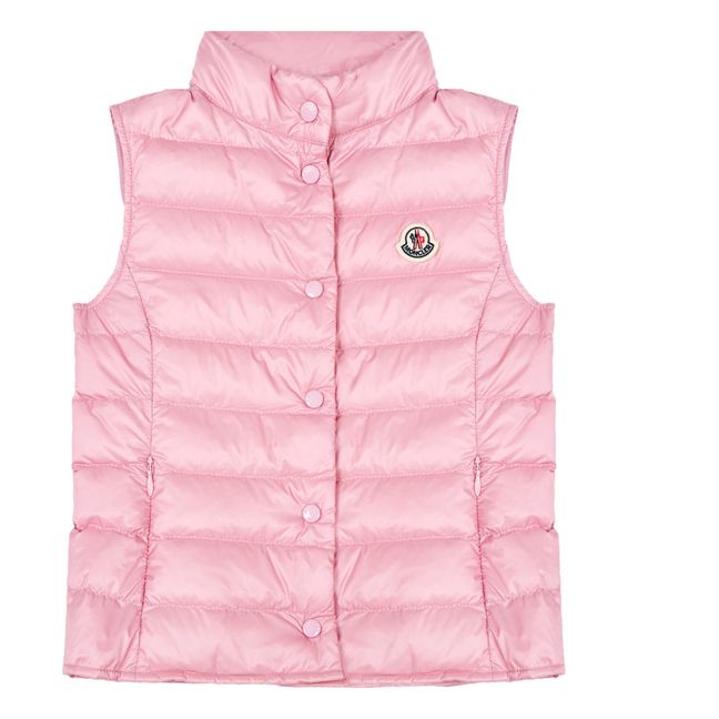 Liane Sleeveless Puffer Coat | Pink