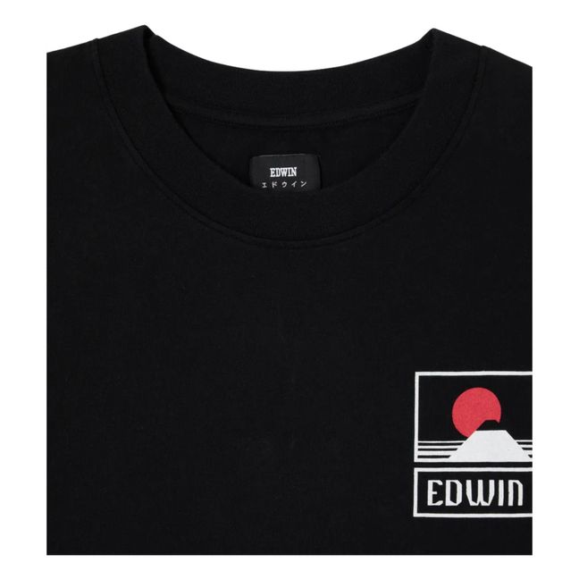 T-Shirt Sunset | Schwarz