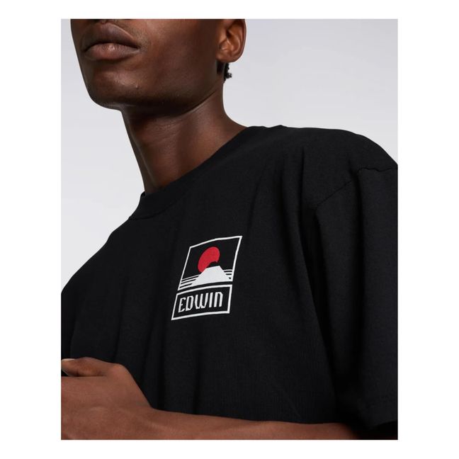 T-Shirt Sunset | Schwarz