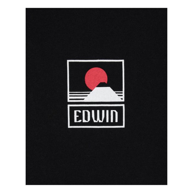 T-Shirt Sunset | Schwarz