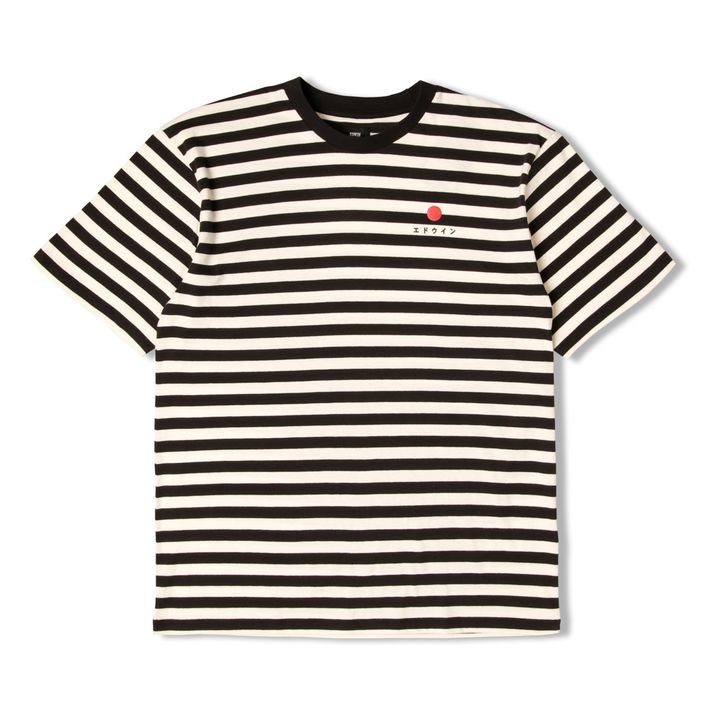 Basic Stripe T-shirt | Ecru- Product image n°0