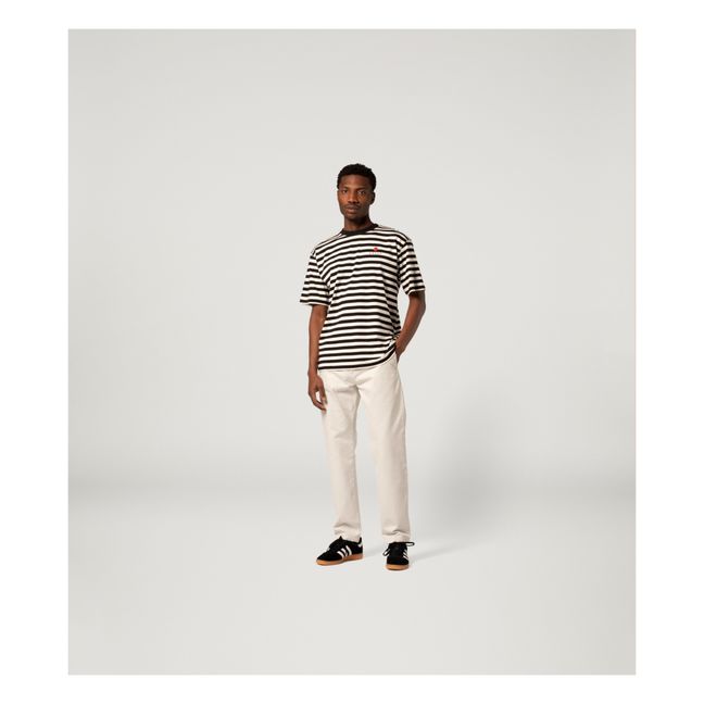 Basic Stripe T-shirt | Seidenfarben