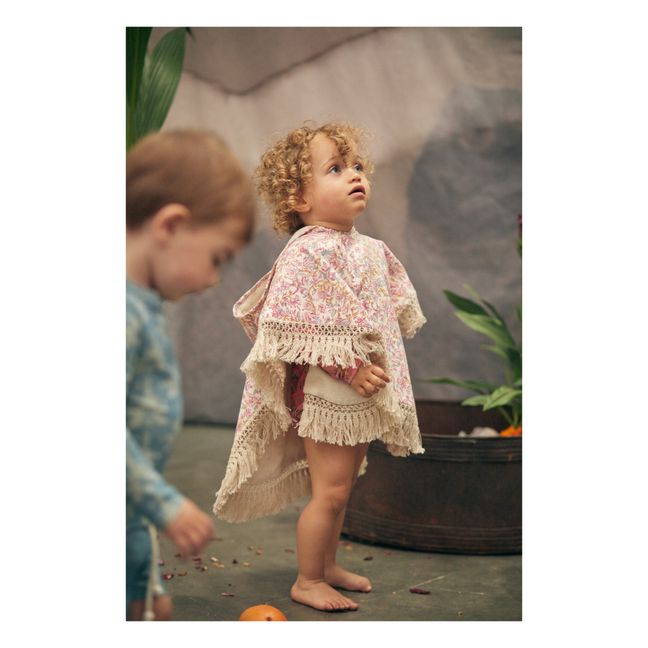 Poncho de bain Mael  | Rose pâle