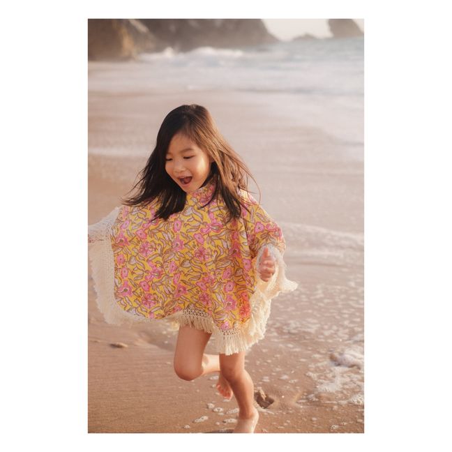Poncho de bain Mael  | Jaune