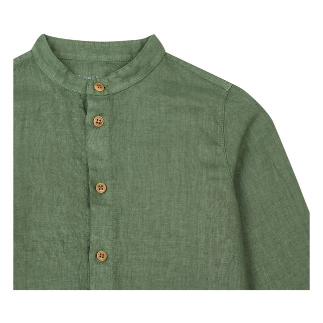 Chemise Lin | Vert kaki