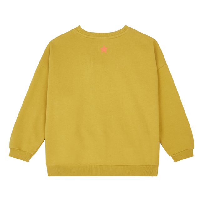 Ice Cream Organic Cotton Sweatshirt | Verde Kaki